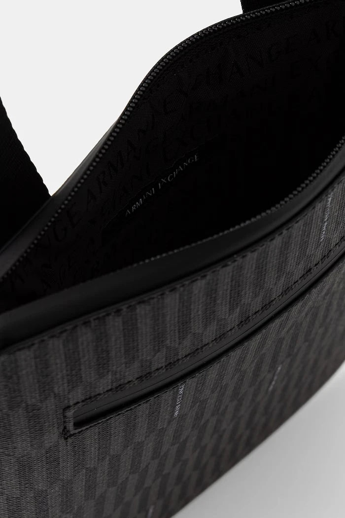 Armani Exchange Erkek Suni Deri Omuz Çantası