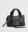 Balenciaga Black Micro Leather Le City Bag Charm
