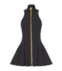 Balmain Wool Zipped Mini Dress