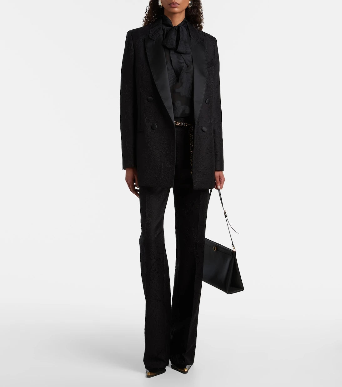 Etro - Paisley tie-neck blouse