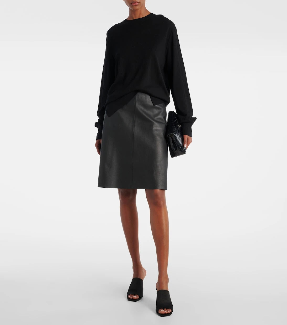 Toteme - 85 satin mules