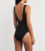 Black V-Neck Icone Swimsuit