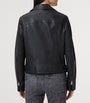 AllSaints Black Leather Dalby Biker Jacket