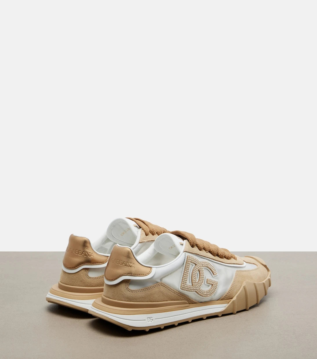 Dolce&Gabbana - DG Athletic suede-trimmed sneakers