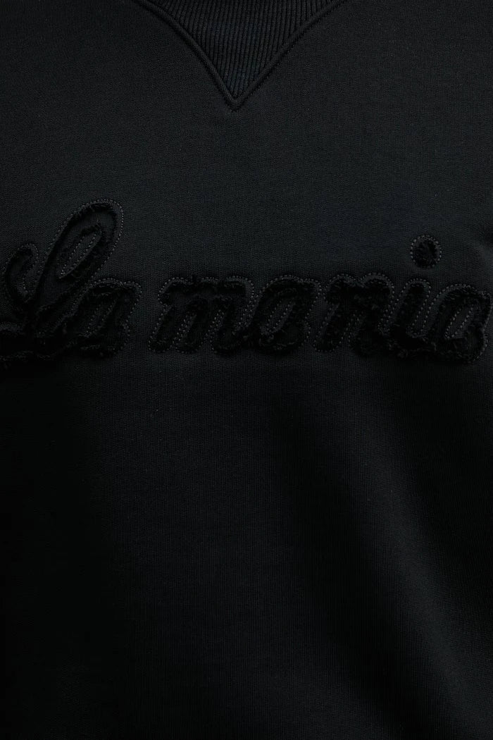 La Mania kadın pamuklu oversize sweatshirt