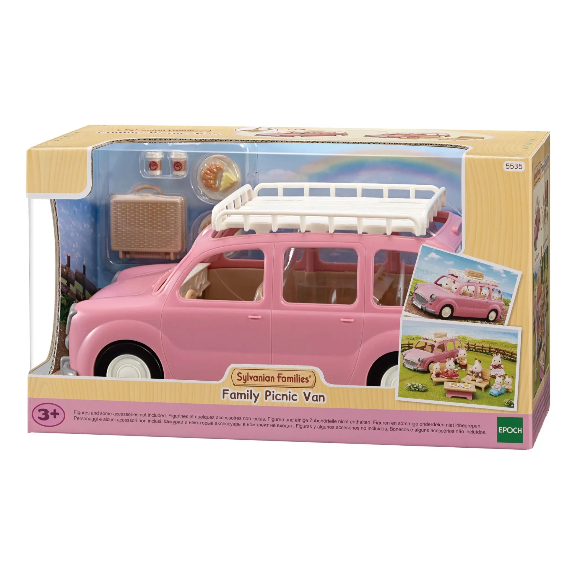 Sylvanian Families - Pink Minivan and Picnic Set