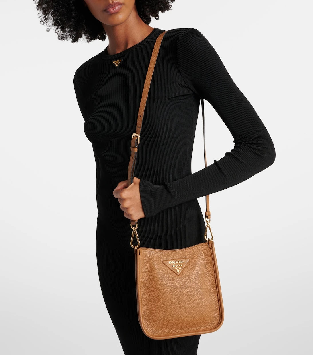 Prada - Mini deri omuz çantası