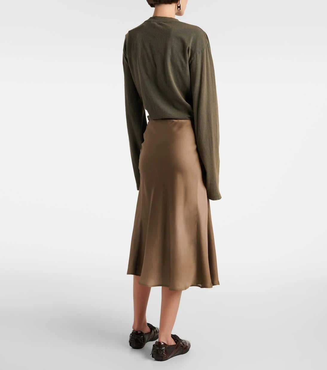 Acne Studios - Satin wrap skirt