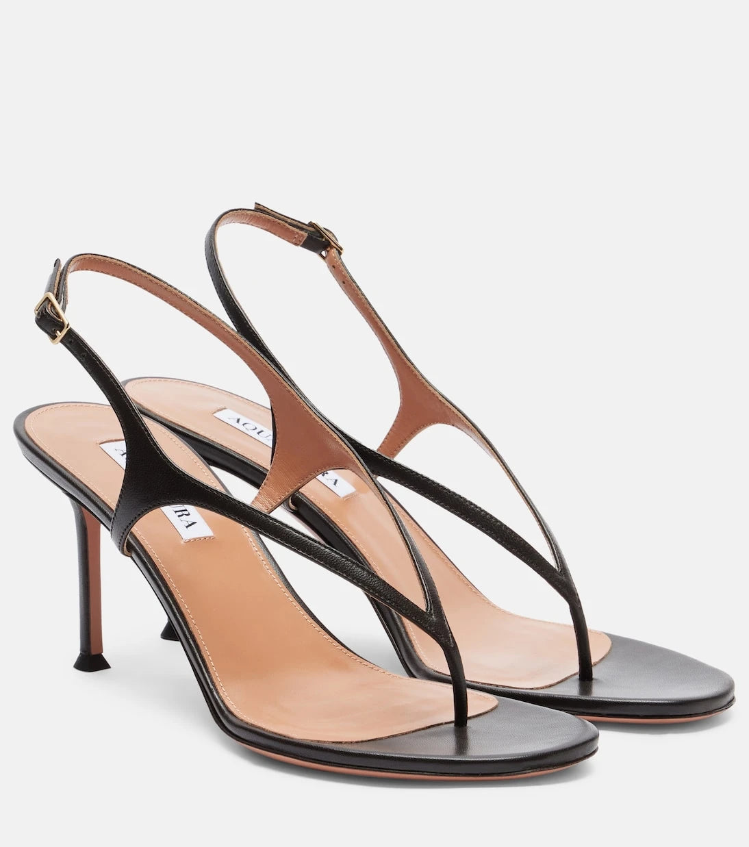 Aquazzura - Bikini leather thong sandals