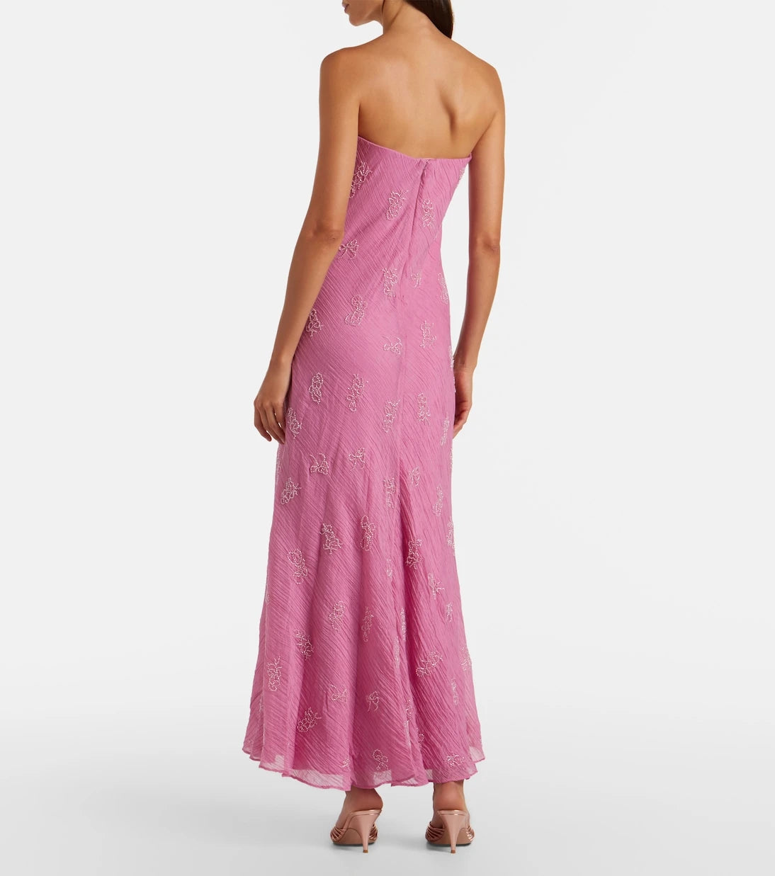 Staud - Cassie beaded organza maxi dress