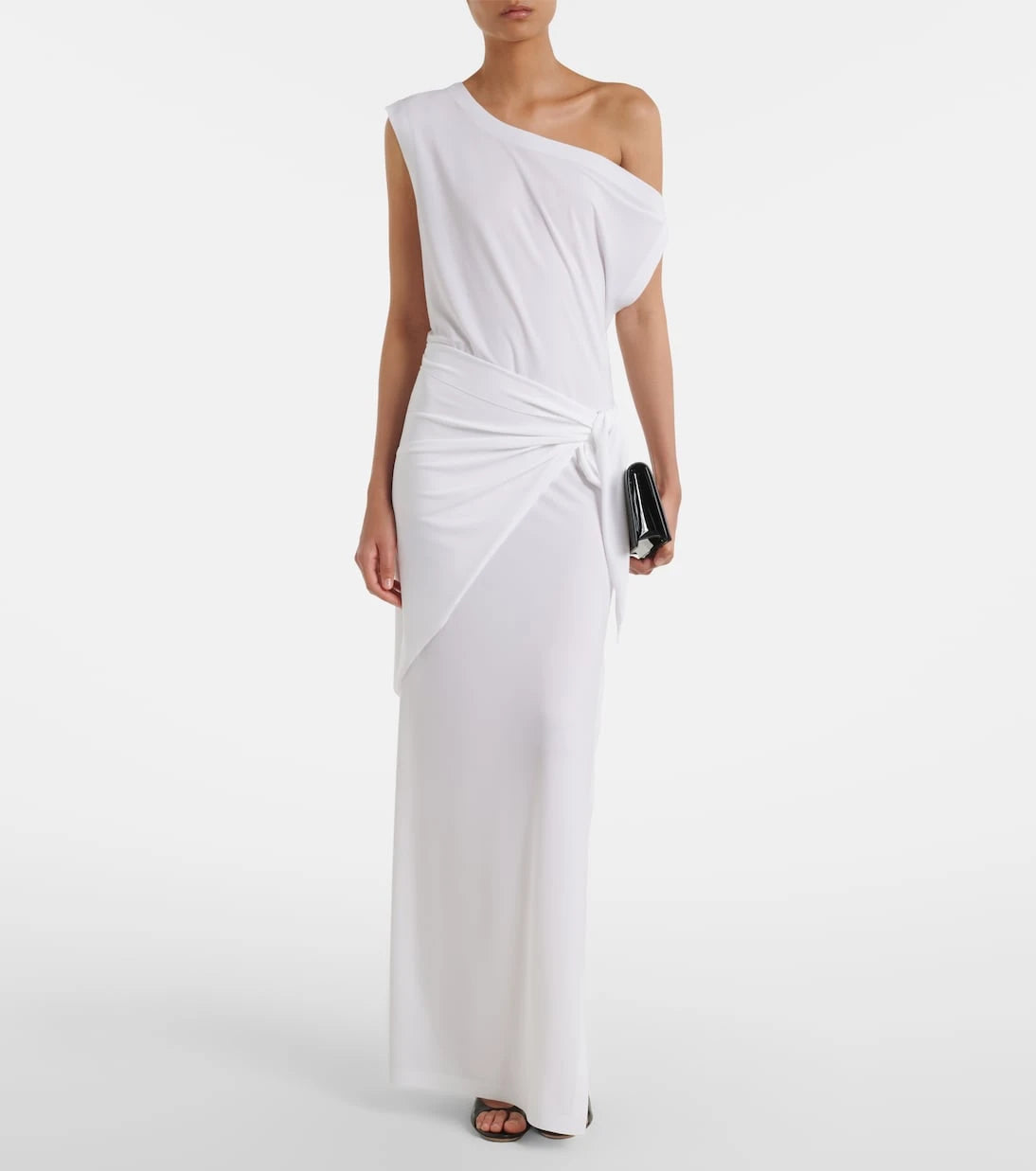 Norma Kamali - One-shoulder jersey maxi dress