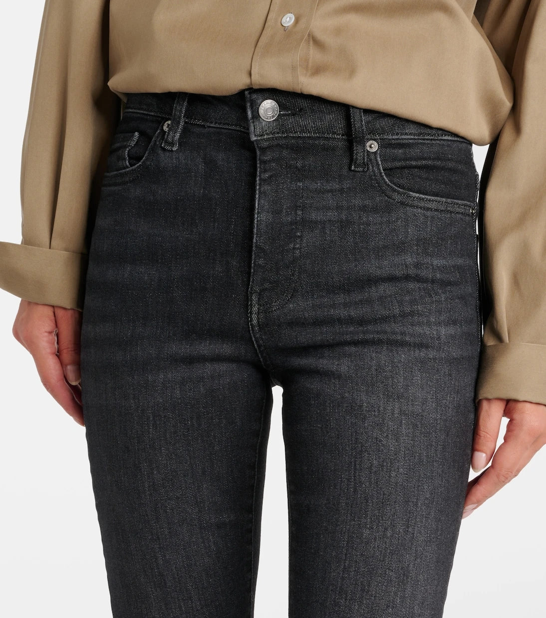 Frame - Le Mini high-rise bootcut jeans