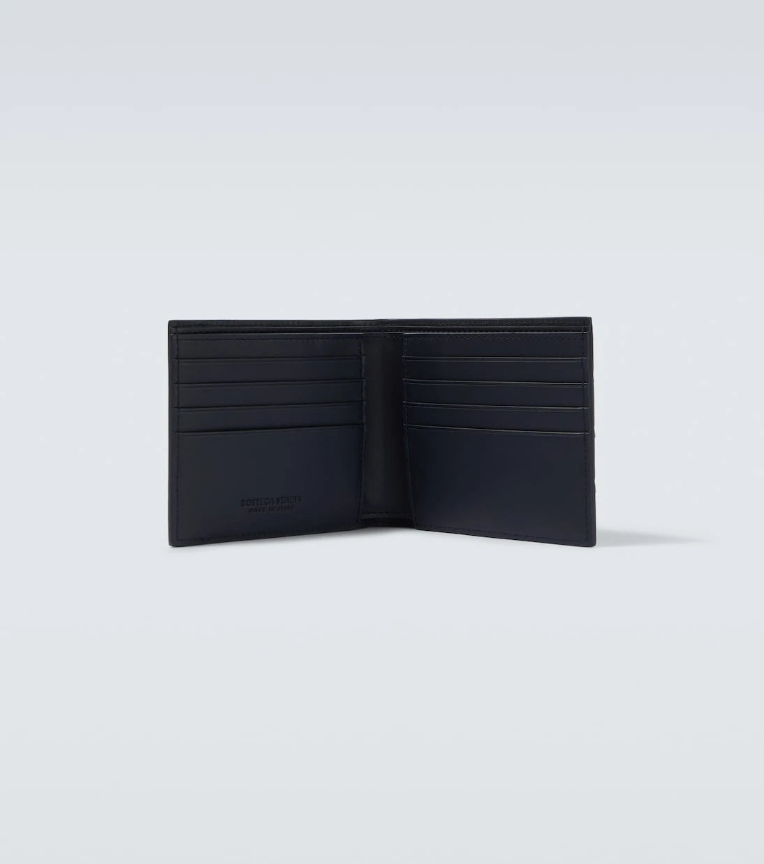 Bottega Veneta - Intrecciato leather bifold wallet