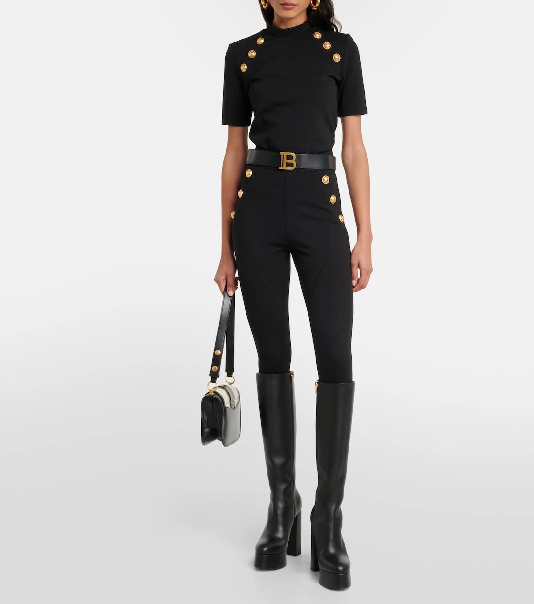 Balmain - ليغينغز جيرسيه