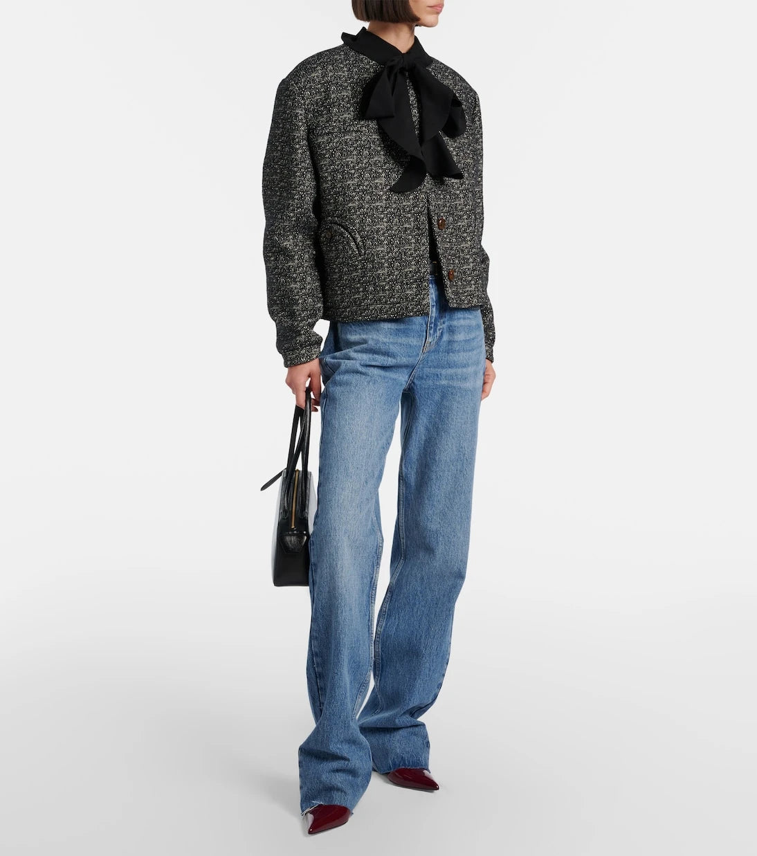 Blazé Milano - Antalya mélange cotton-blend jacket