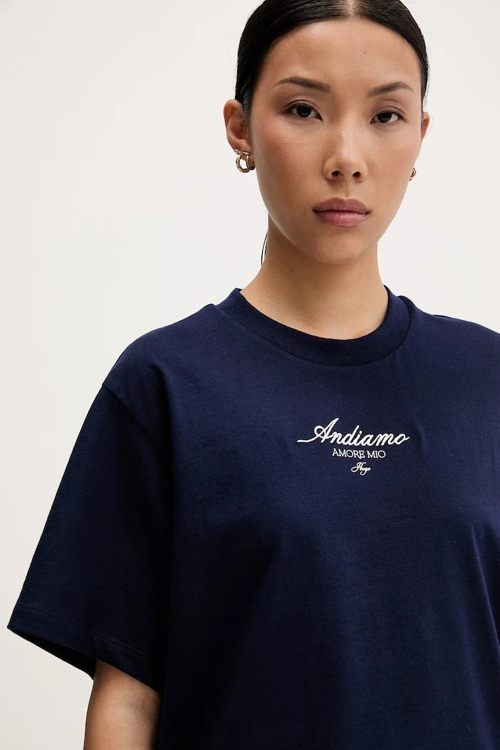 HUGO kadın pamuklu T-shirt Vintage Tee_25