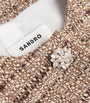 Sandro Paris Brown Tweed Vest