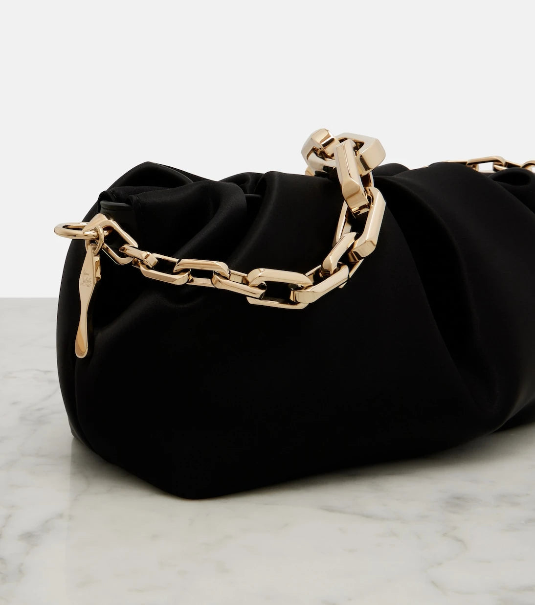 Christian Louboutin - Eva Small satin shoulder bag