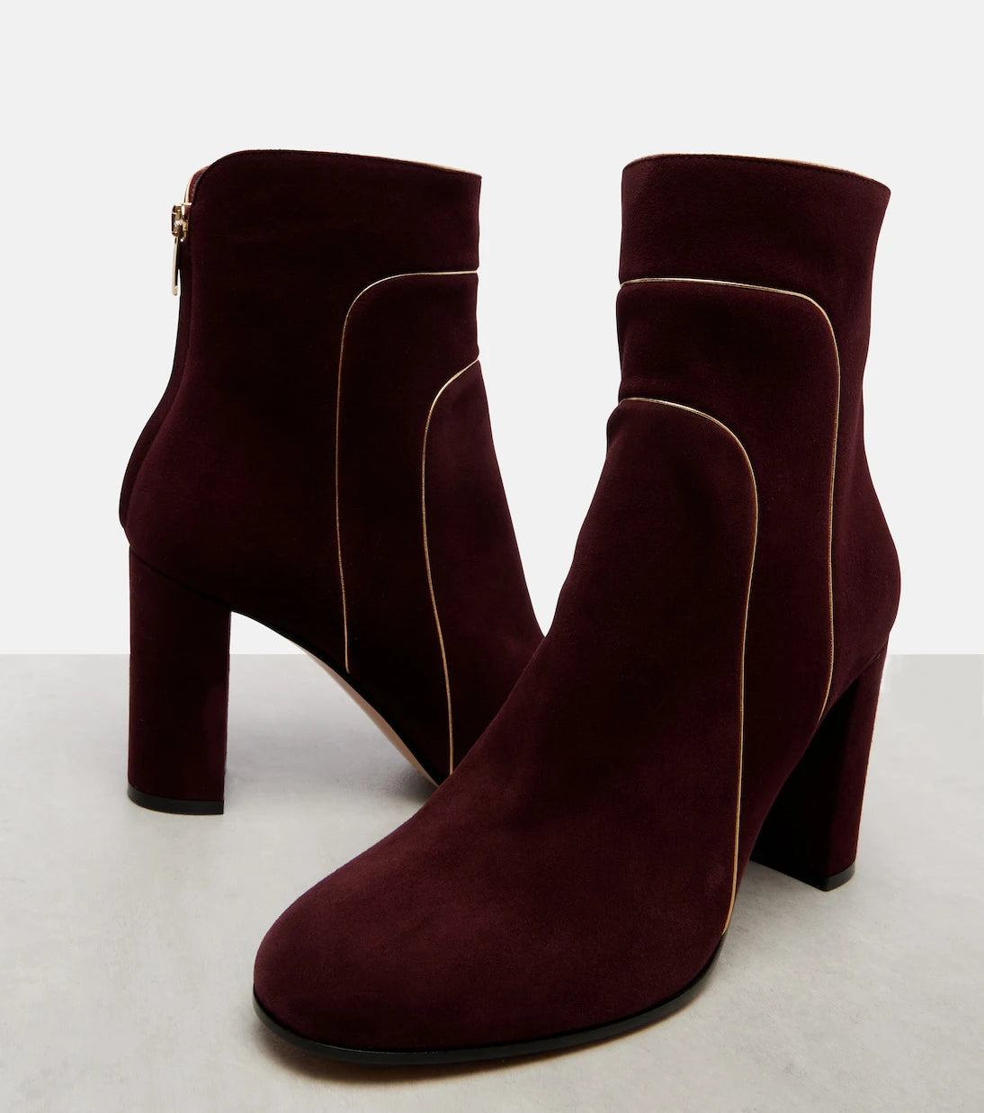 Gianvito Rossi - 85 suede ankle boots
