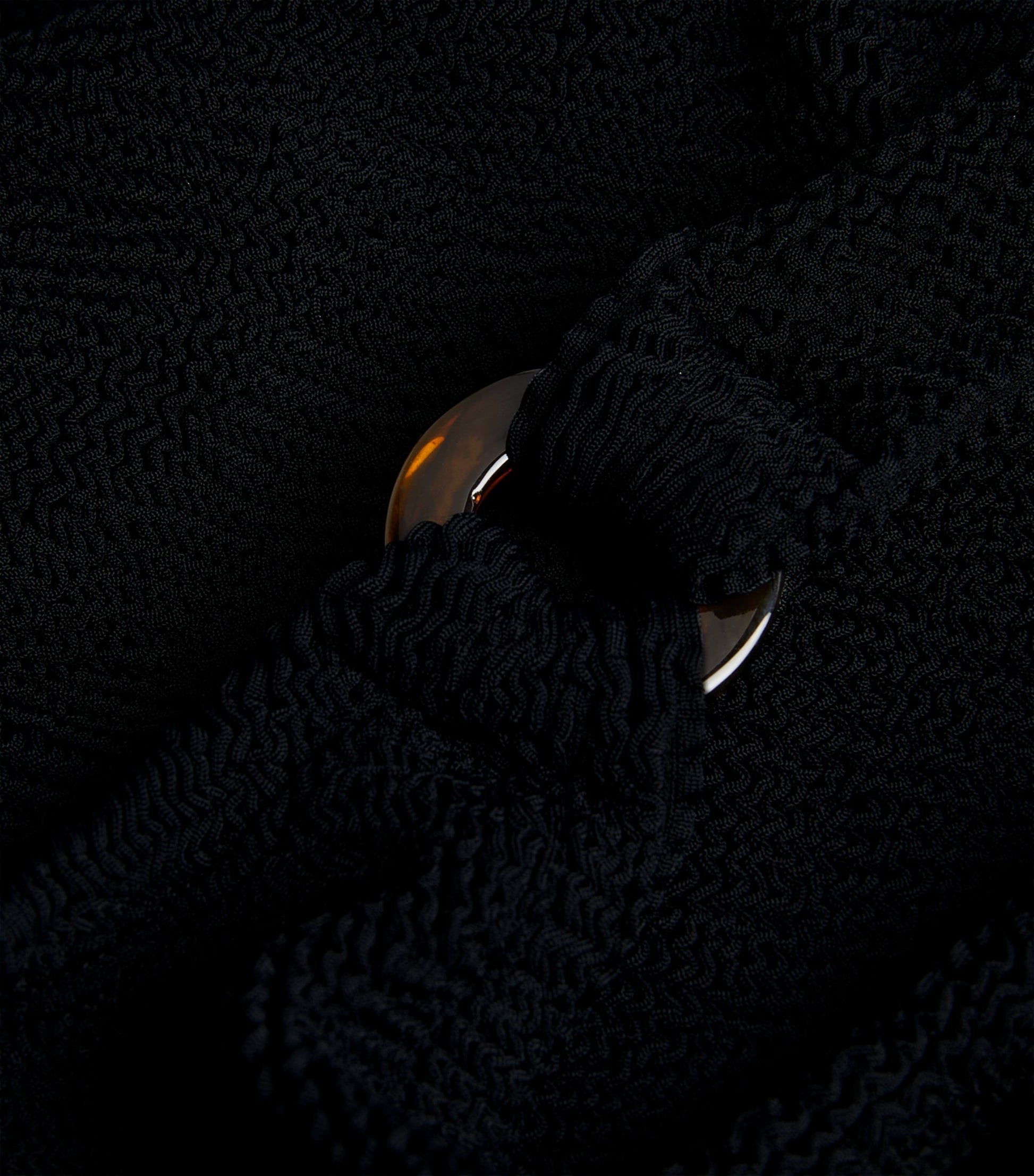 Hunza G Black Domino Ring Swimsuit