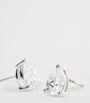White Gold and Diamond Pear Stud Earrings (1.00ctw)