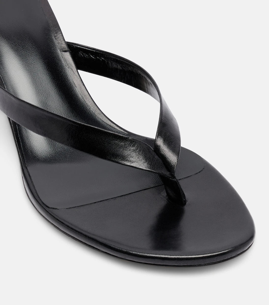 JUDE - Rooty leather thong sandals