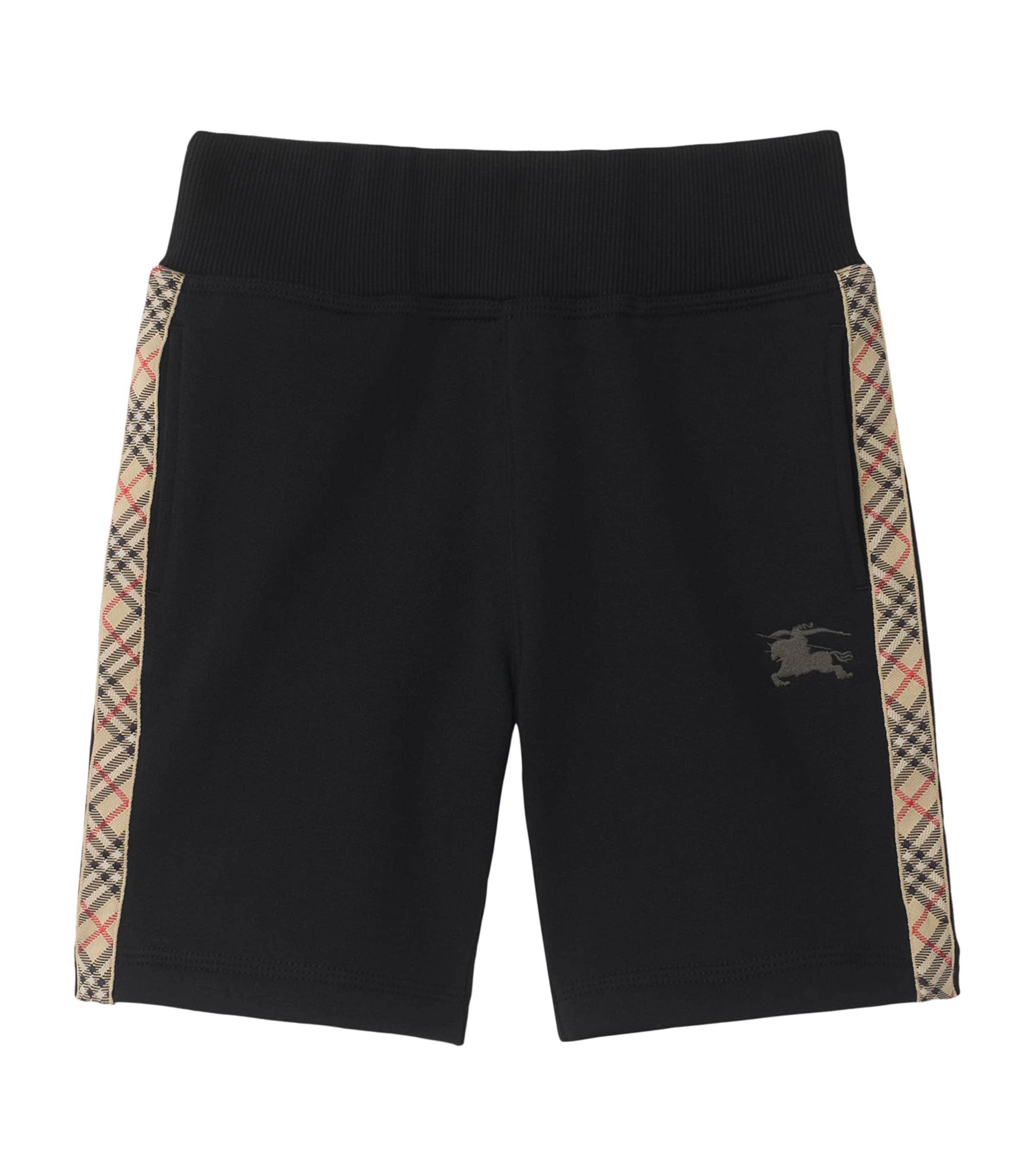 Burberry Kids Cotton Check-Trim Shorts (3-12 Years)