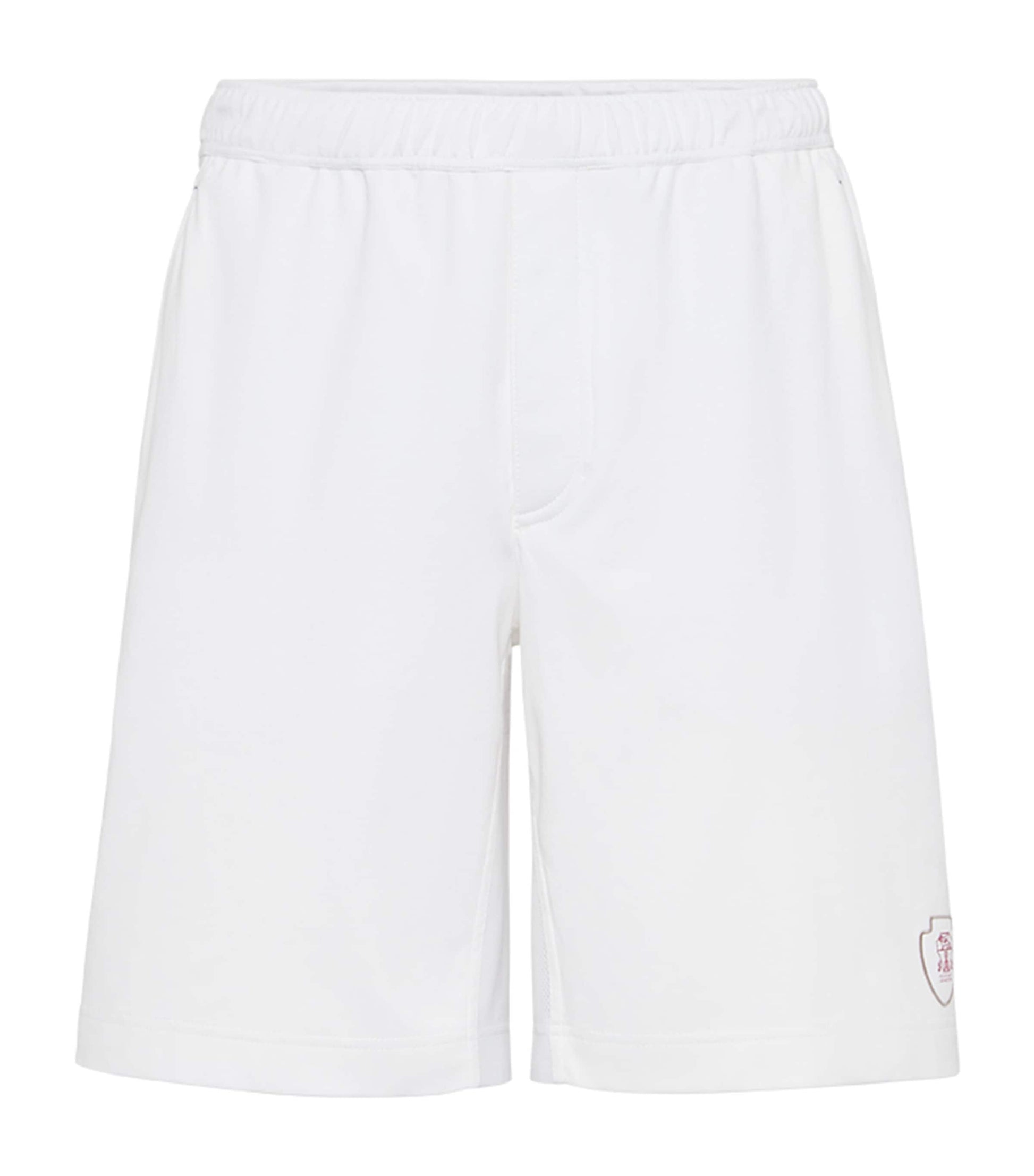 Brunello Cucinelli Cotton Logo Bermuda Shorts