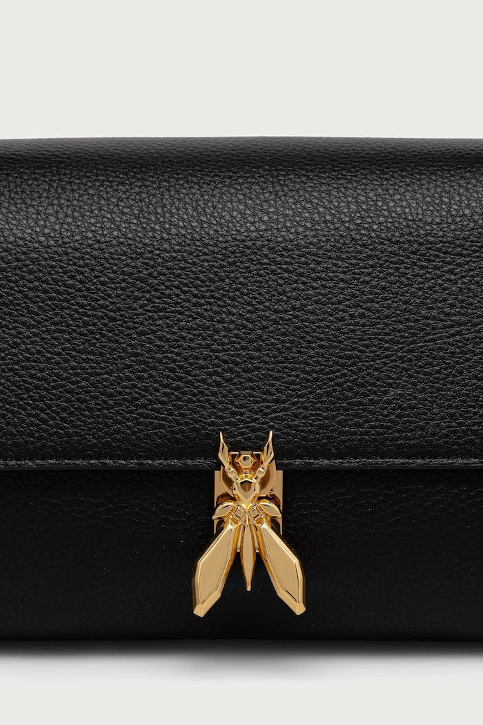 Patrizia Pepe deri kadın crossbody çanta