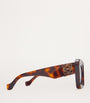 LOEWE Brown Bevelled Cat Eye Sunglasses