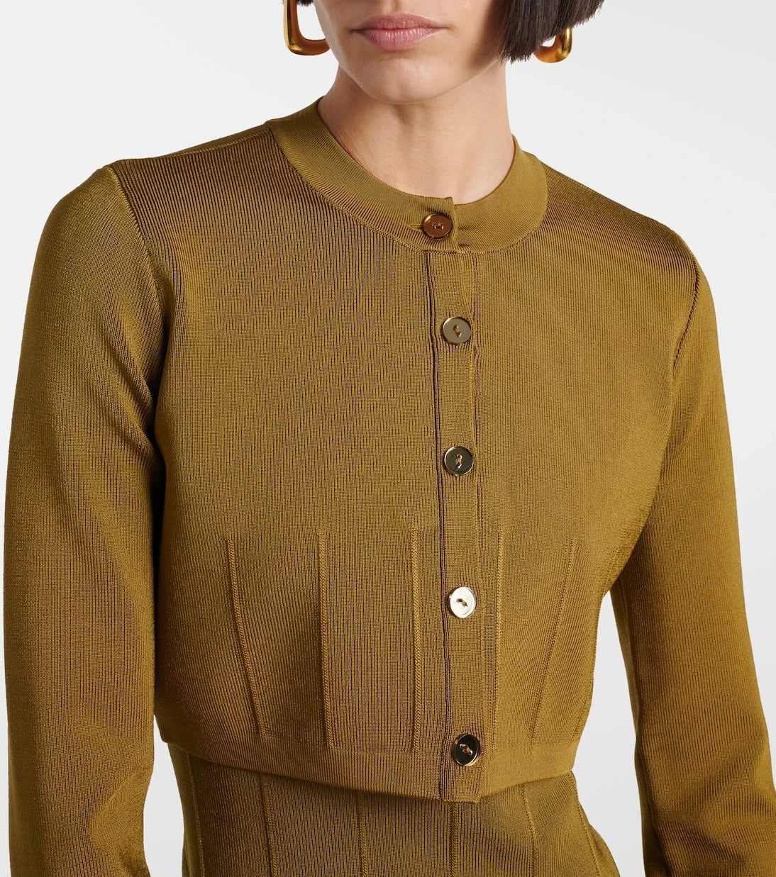 Galvan - Atalanta cropped cardigan