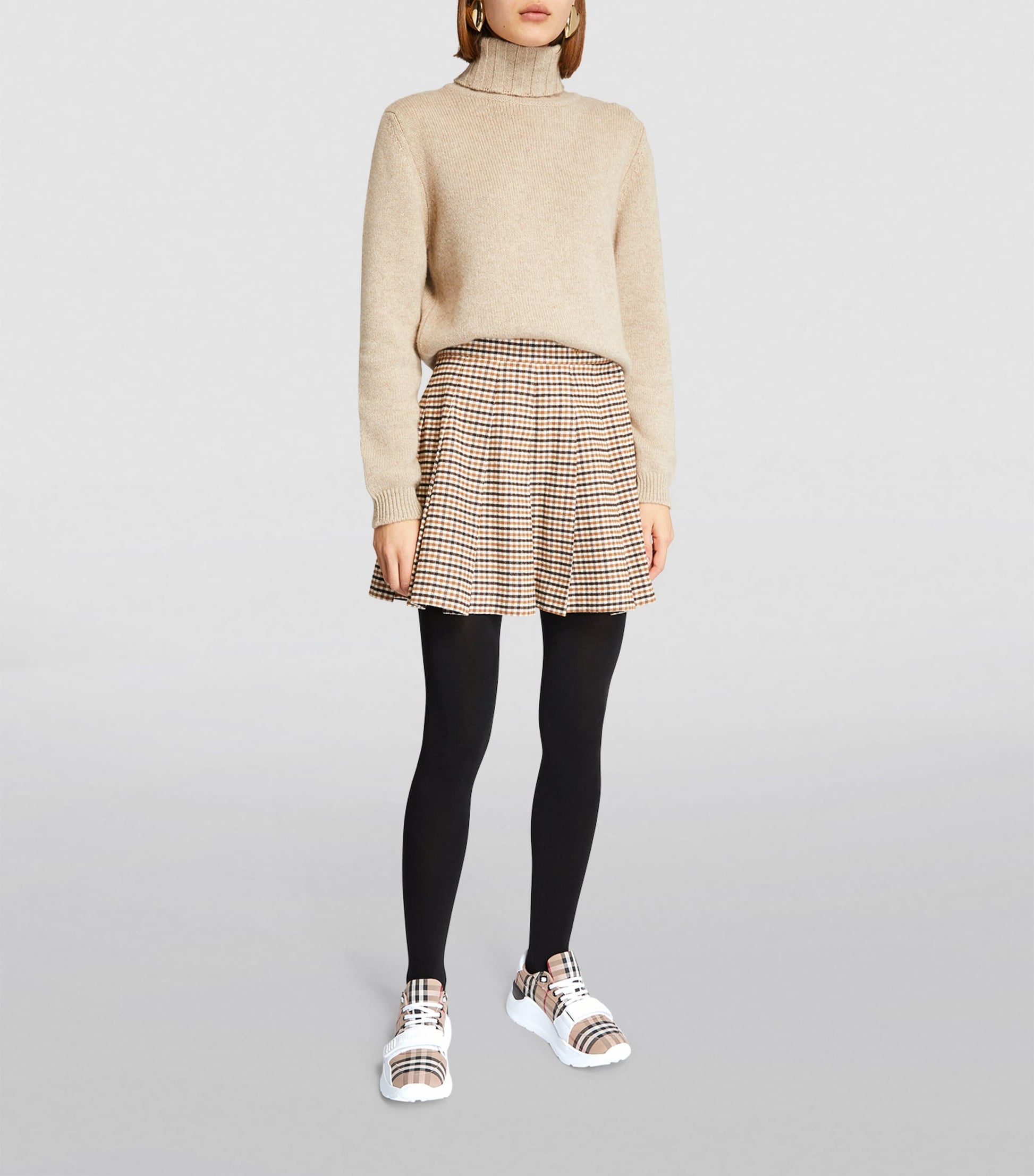 Multi New Regis Vintage Check Sneakers