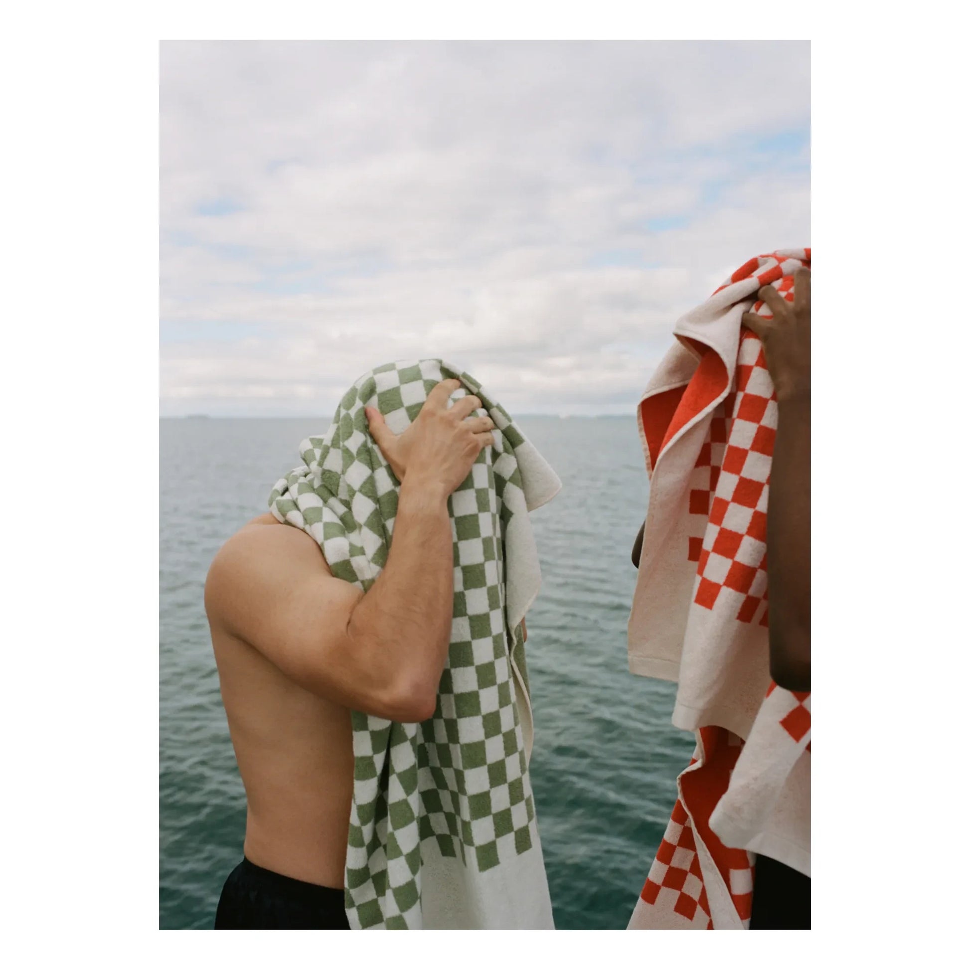 Baina - Roman bath towel | Green