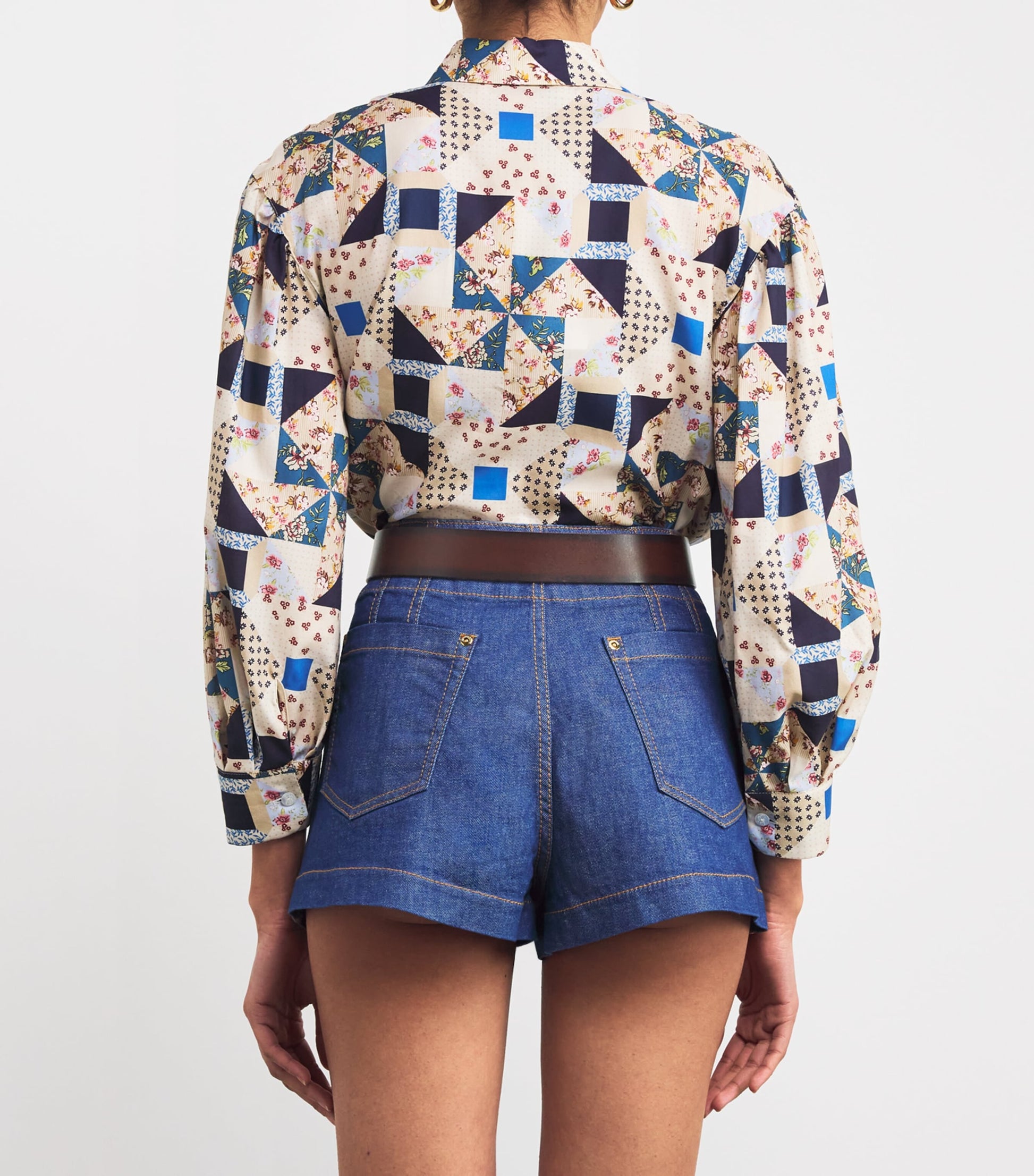 Weekend Max Mara Brown Leather Buckle Belt