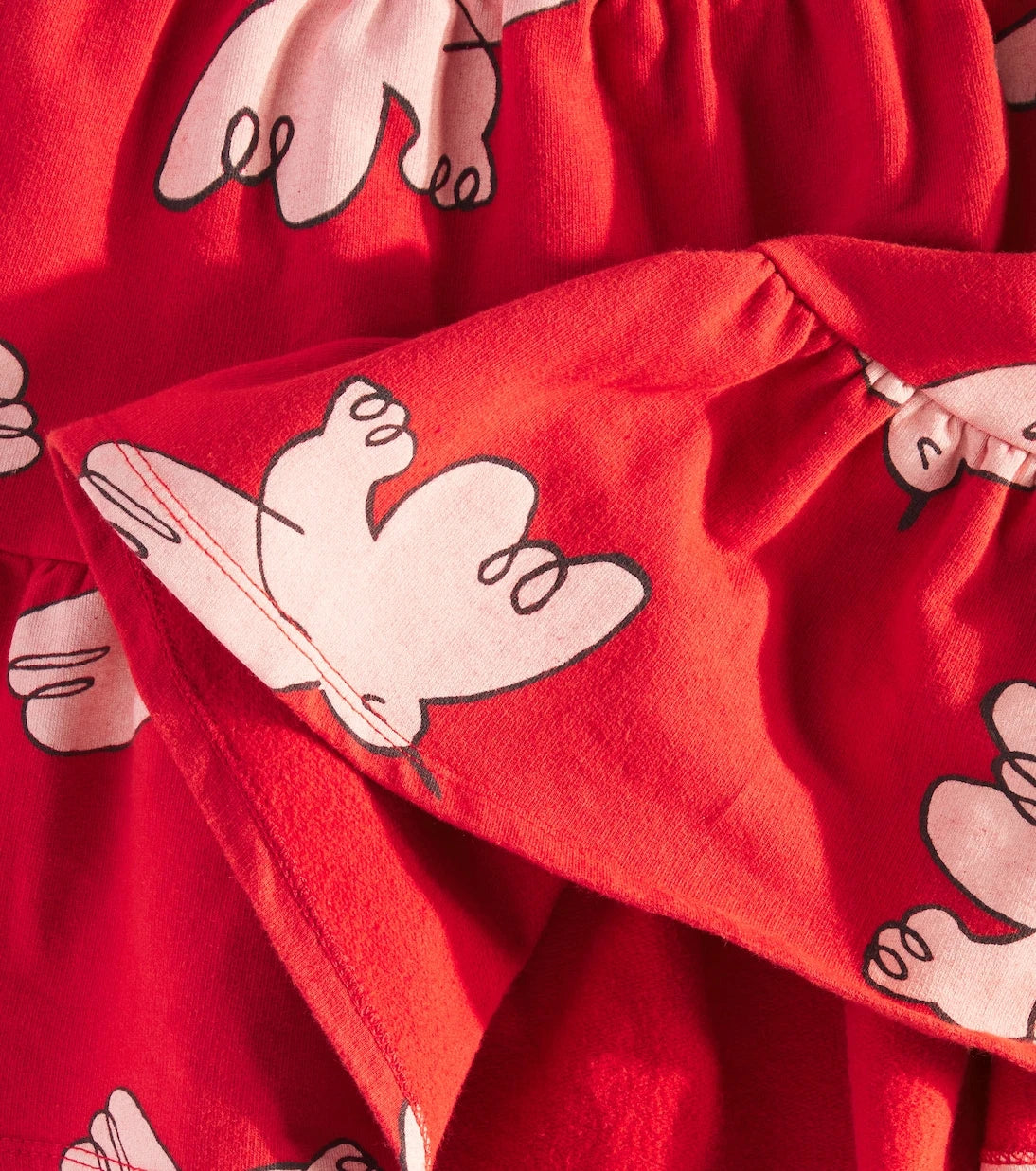 Bobo Choses - Freedom Bird tiered cotton-blend skirt