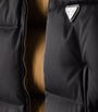 Prada Black Re-Nylon Cropped Down Jacket