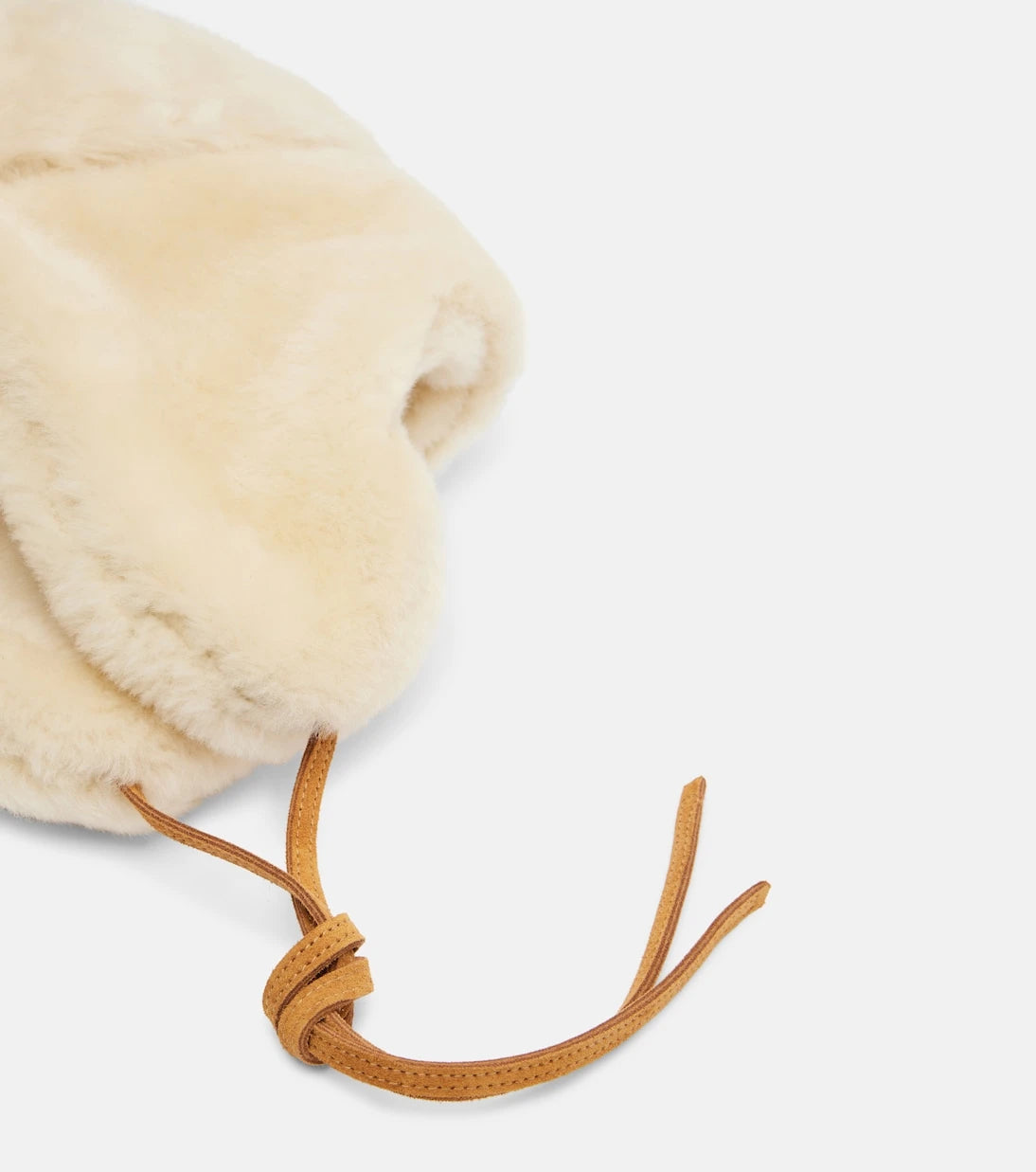 Jacquemus - Chapka leather-trimmed shearling hat