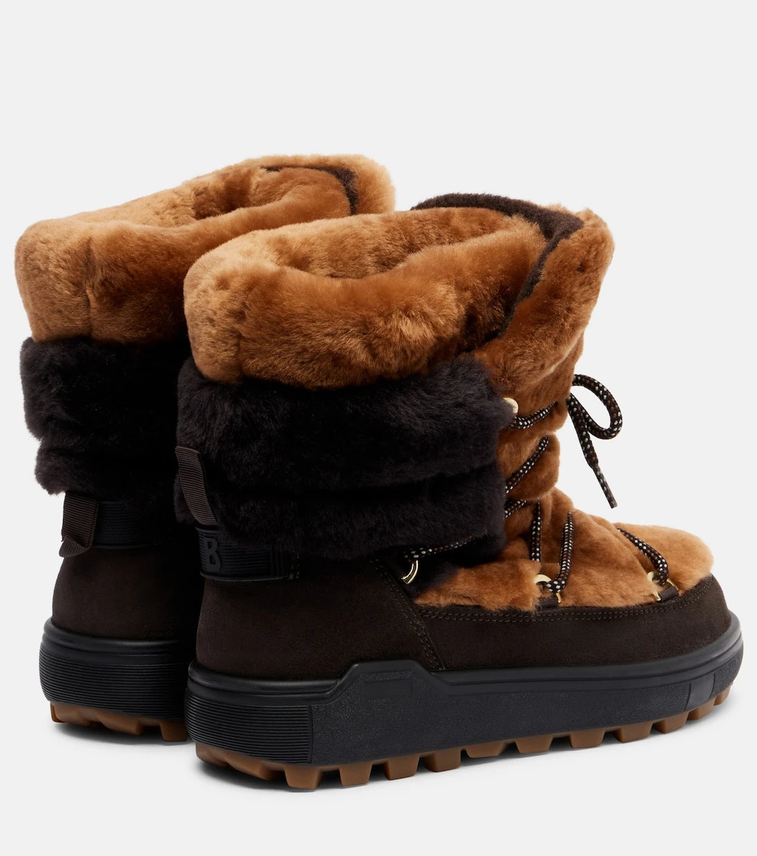 Bogner - Chamonix shearling and suede snow boots