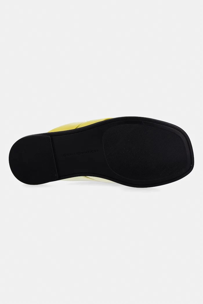 Tommy Hilfiger Kadın Deri Parmak Arası Terlik ELEVATED TOE POST LTH SANDAL