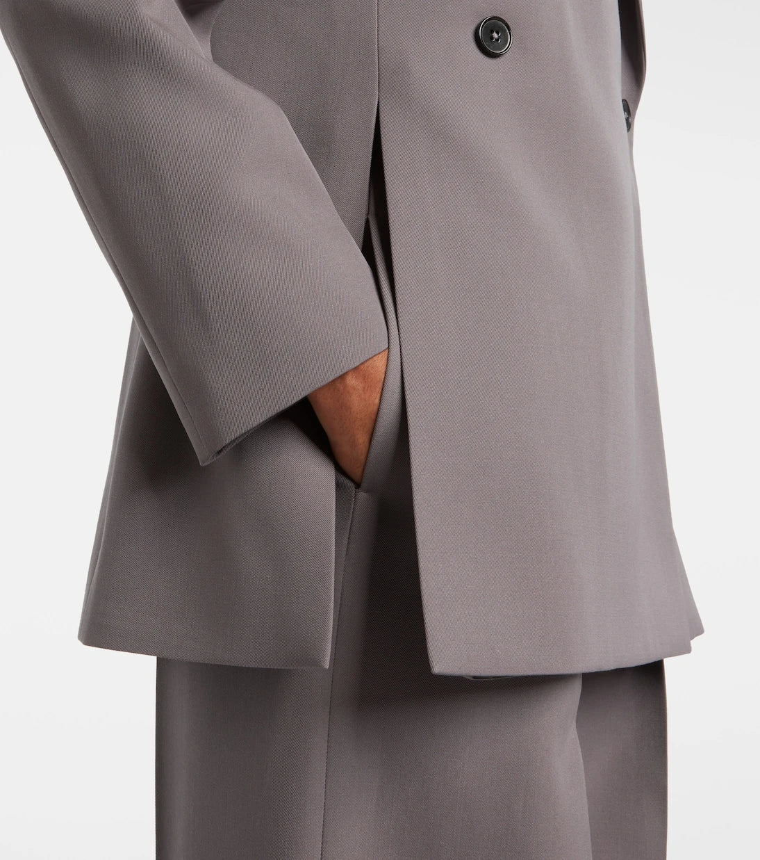 Jil Sander - Double-breasted wool gabardine blazer