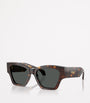 Versace Brown Square Sunglasses