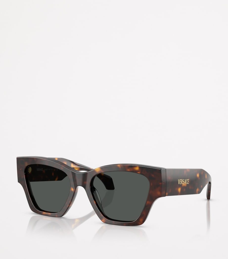 Versace Brown Square Sunglasses