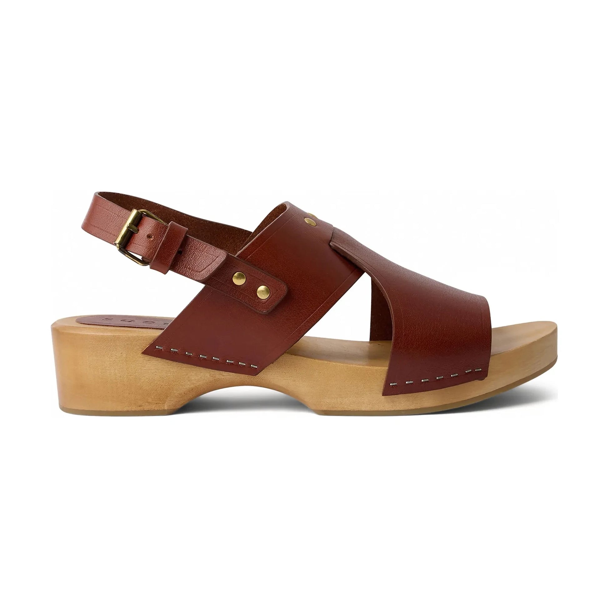 Soeur - Amy Leather sandals | Mahogany
