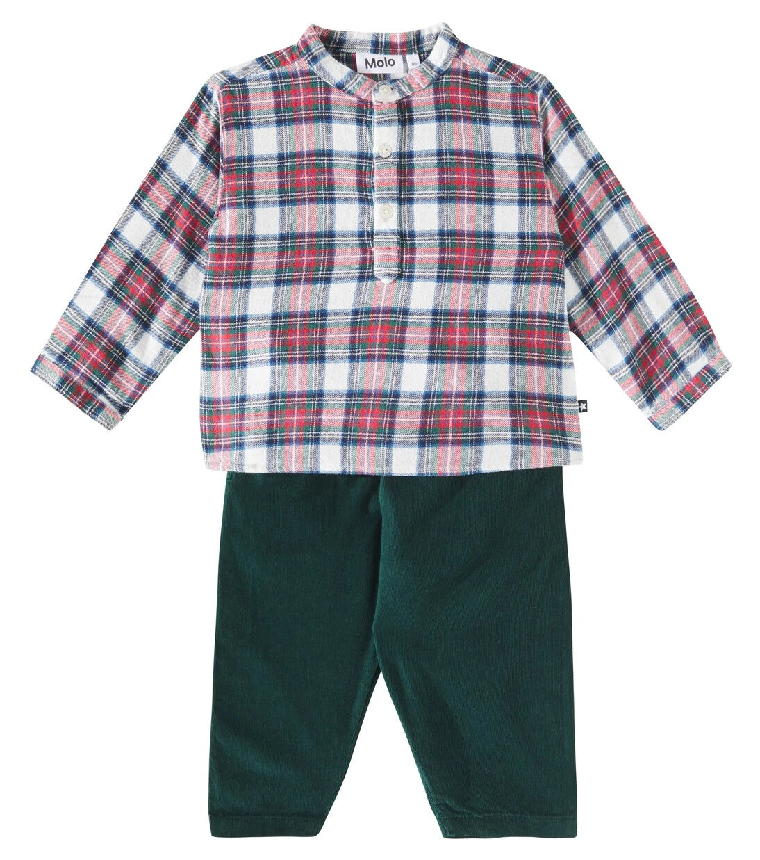 Molo - Baby cotton sweatpants and blouse set