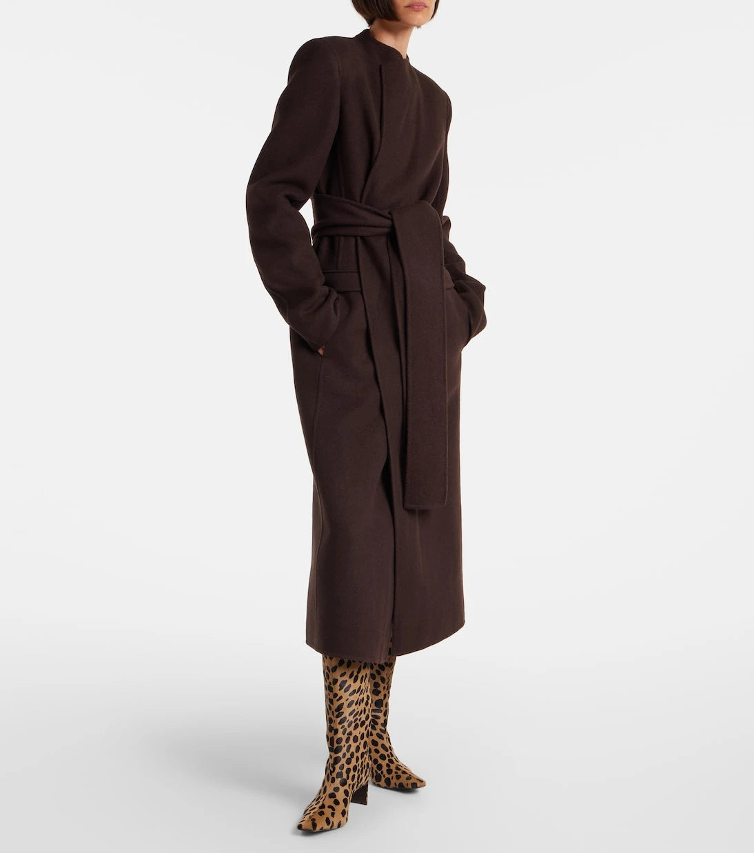 Khaite - Ona 55 calf hair knee-high boots