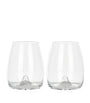 Set of 2 Elegance Stemless Wine Glasses