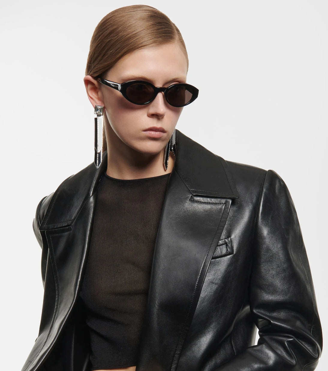 Saint Laurent - Oval sunglasses