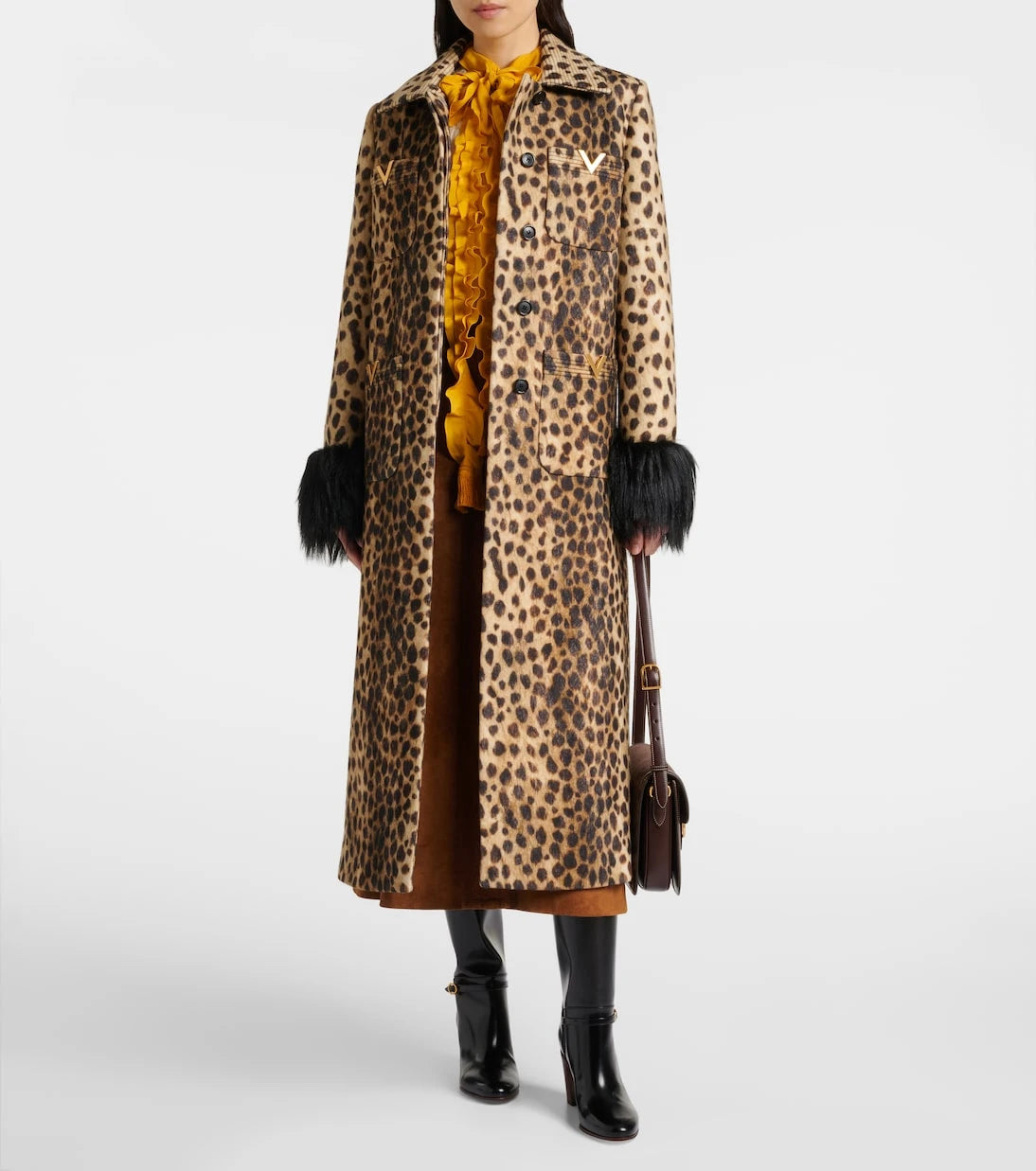 Valentino Garavani - Pattie 75 leather knee-high boots