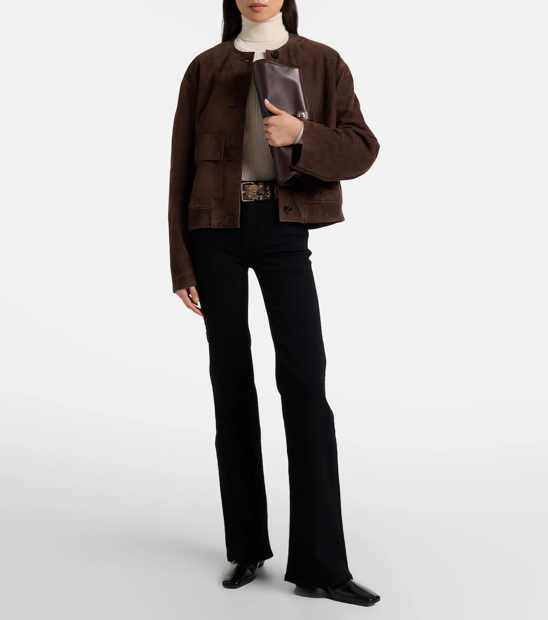 Frame - Icon mid-rise flared jeans