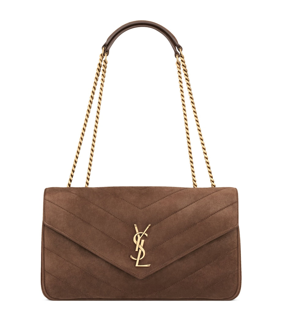 Brown Medium Loulou Shoulder Bag